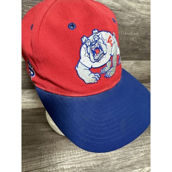 Vtg New Era Fresno State Bulldogs Snapback Hat Big Logo One Size KMG HTF - Picture 3 of 8